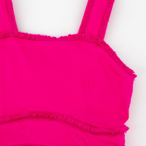 Hot Pink Fringe Jumpsuit - Girl's 10 | Habitual Girl - Picture 3 of 4